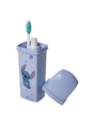 PORTA ESCOVA E PASTA DE DENTE CASE DECORADO STITCH 