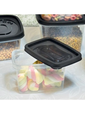 Pote Plástico Plasútil 580ml com Tampa Hermética