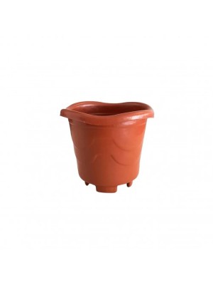 Vaso de Planta Redondo Telha Nº2 Médio 4,7L Plástico Resistente