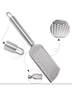 Ralador Inox 24,5cm com Cabo Ergonômico – Ralador Profissional para Queijo, Legumes e Chocolate