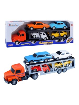 Caminhao Transcegonha com Carrinhos de Plastico 71cm