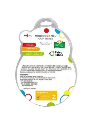 Mordedor Meu Controle – Pais & Filhos | Mordedor Vinil Macio Atóxico com Cheirinho de Tutti-Frutti