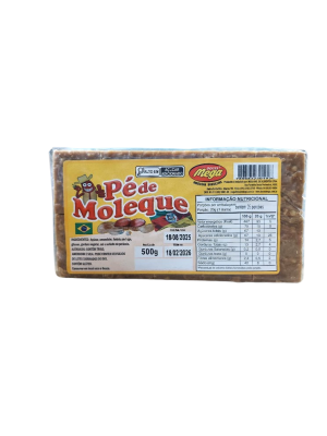 Doce de Amendoim Pé de Moleque Tablete 500g – Saboroso Macio e Tradicional