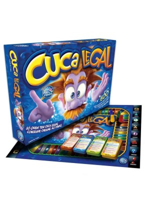 Descubra o Jogo Cuca Legal Pais & Filhos: tabuleiro educativo com mais de 600 perguntas divertidas.