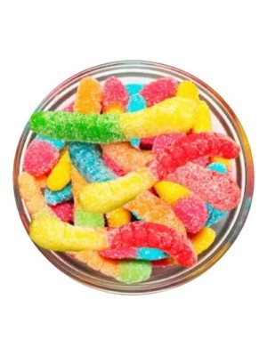 Gomets Goma Minhoca Frutas 150g Dori Doces Gelatinosos Coloridos Sortidos para Festa, Lembrancinha e Revenda