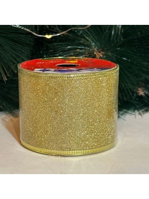 Fita Decorativa Glitter Shine Sortida Natal Artesanato Laços 5cm x 2,7m