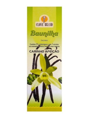 Incenso Aromático Baunilha Intimate – 25 Varetas para Ambientes Aconchegantes e Bem-Estar Diário