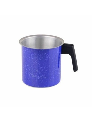 Caneco Aliança N°12 Color 1,10 Litros Alumínio Polido Brilhante Colorido com Cabo Resistente ao Calor Alubril