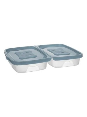Porta Frios 25x17cm – Pote Plástico BPA Free para Presunto, Queijo e Embutidos, Tampa com Encaixe, Ideal para Conservação e Organização da Geladeira