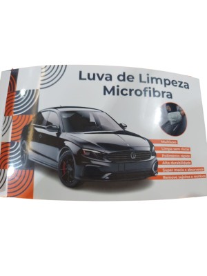 Luva de Microfibra para Lavar Carro – Alta Absorção, Não Risca, Confortável e Ideal para Limpeza Automotiva Profissional