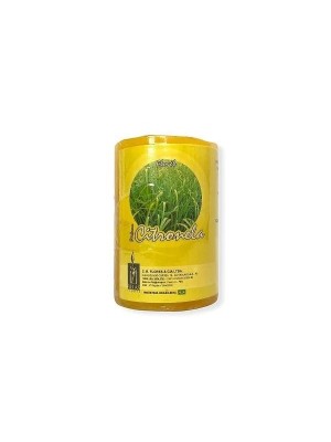 Vela Cilíndrica Perfumada Citronela 125g 5x7cm – Aroma Herbal Repelente, Longa Duração e Ideal para Ambientes Internos e Externos