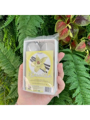 Vela Rechaud Perfumada Baunilha 14g Kit com 6 Unidades – Aromática, Decorativa e Ideal para Ambientes Aconchegantes
