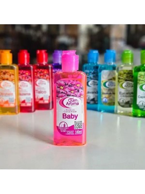 Essência Concentrada Baby 140ml Quim Aroma – Aroma Suave e Aconchegante para Ambientes, Limpeza Perfumada e Artesanato com Alto Rendimento