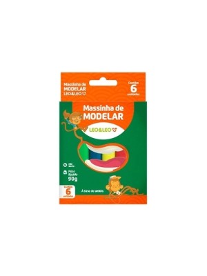 MASSA DE MODELAR 90G C/6 CORES