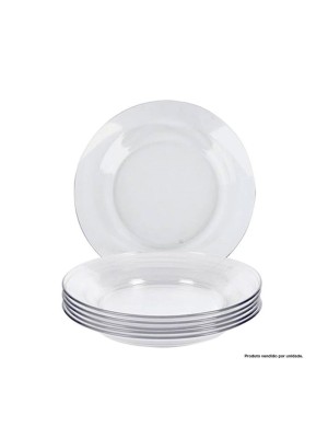 Prato Fundo Astral Duralex Temperado 22,2cm Transparente – Alta Resistência e Durabilidade