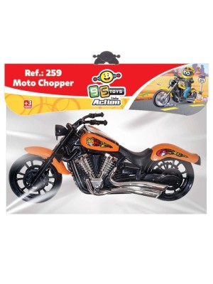 MOTO CHOPPER NA SOLAPA 29CM UN. BS TOYS