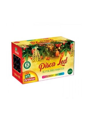 PISCA LED 100L COLOR 8M 127V FIO TRANS UN. ZEIN