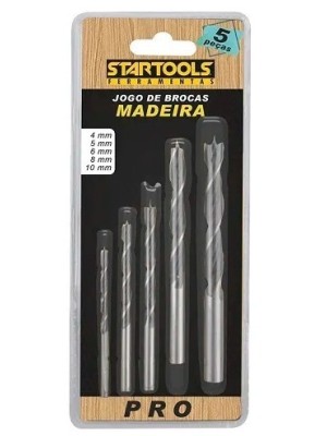 BROCA MADEIRA CRTL JOGO C/5 PCS UN.