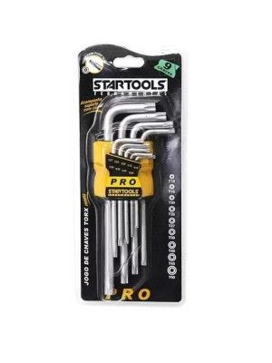 CHAVE TORX MEDIA JOGO C/9 PCS UN.