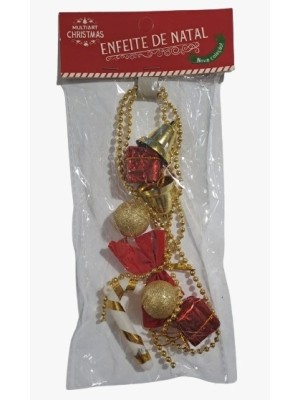 ENFEITE 1M CORDAO DE NATAL UN. MULTIART