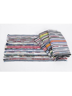 Tapete Malha Trançada 30x50cm Decorativo Absorvente Antiderrapante para Banheiro e Cozinha